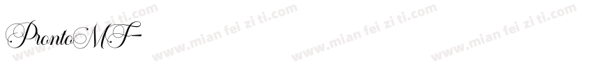 ProntoMF字体转换