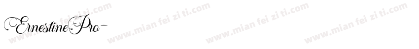 ErnestinePro字体转换