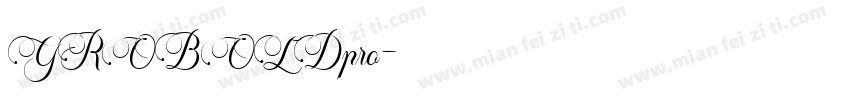 GROBOLDpro字体转换