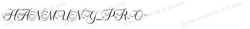 HANMUNG_PRO字体转换