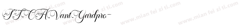 ITCAVantGardpro字体转换