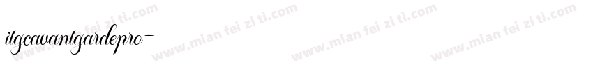 itgcavantgardepro字体转换