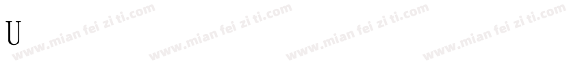UniversityRoman字体转换