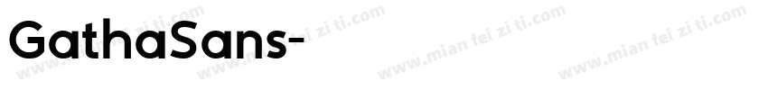 GathaSans字体转换