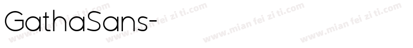 GathaSans字体转换