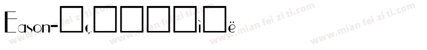 Eason字体转换