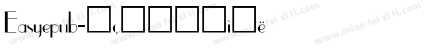 Easyepub字体转换