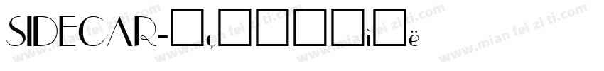 SIDECAR字体转换