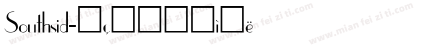 Southsid字体转换