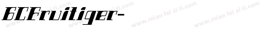 GCFruitiger字体转换