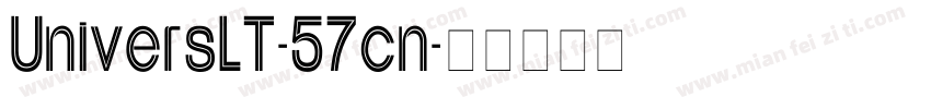 UniversLT-57cn字体转换