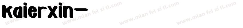 kaierxin字体转换