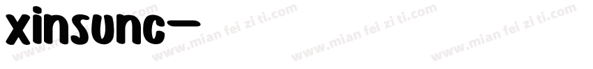 xinsunc字体转换