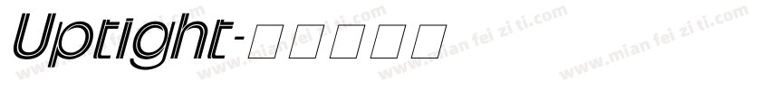 Uptight字体转换