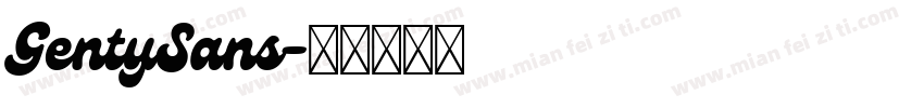 GentySans字体转换