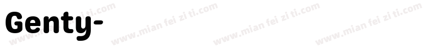 Genty字体转换