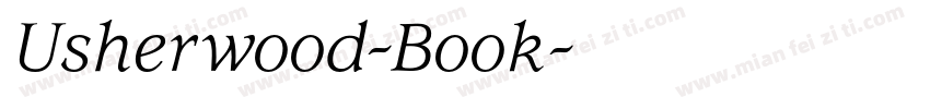 Usherwood-Book字体转换