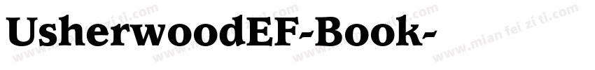 UsherwoodEF-Book字体转换