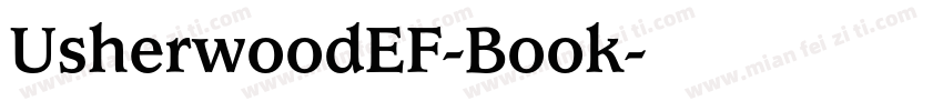 UsherwoodEF-Book字体转换