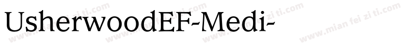 UsherwoodEF-Medi字体转换