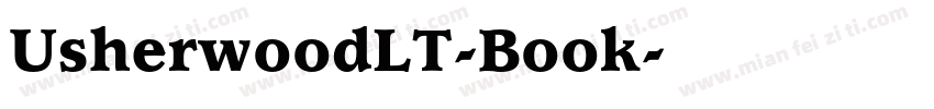 UsherwoodLT-Book字体转换