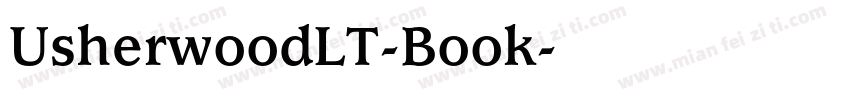 UsherwoodLT-Book字体转换