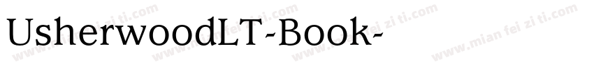UsherwoodLT-Book字体转换