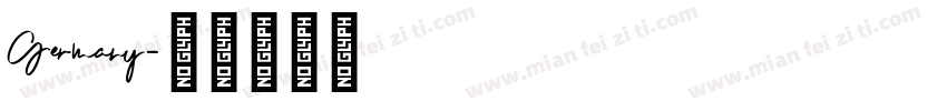 Germany字体转换