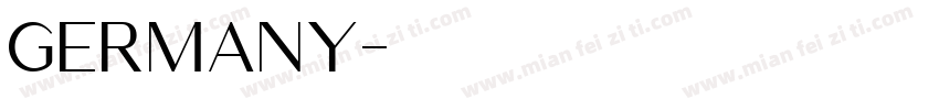 Germany字体转换