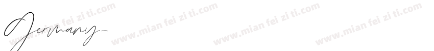 Germany字体转换