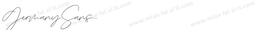 GermanySans字体转换