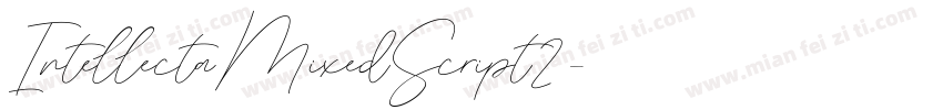 IntellectaMixedScript2字体转换