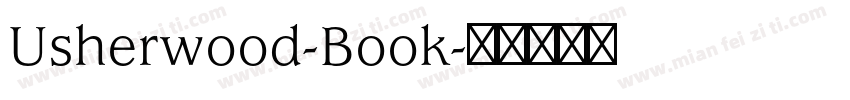 Usherwood-Book字体转换
