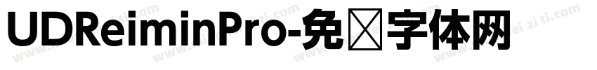 UDReiminPro字体转换