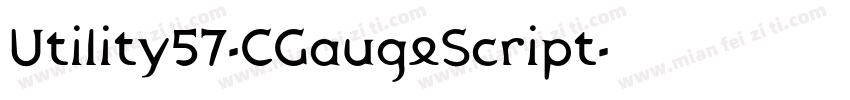 Utility57-CGaugeScript字体转换