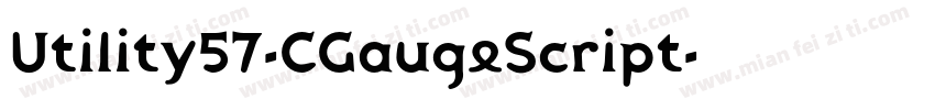 Utility57-CGaugeScript字体转换