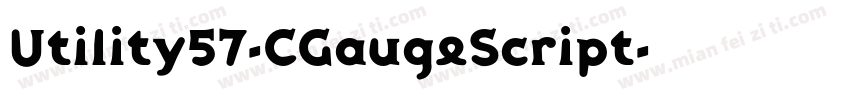 Utility57-CGaugeScript字体转换
