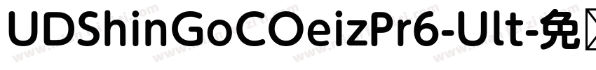 UDShinGoCOeizPr6-Ult字体转换