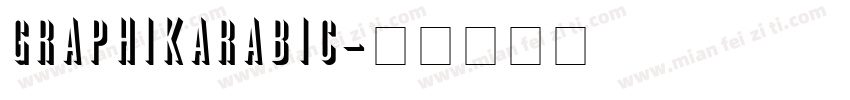 GraphikArabic字体转换