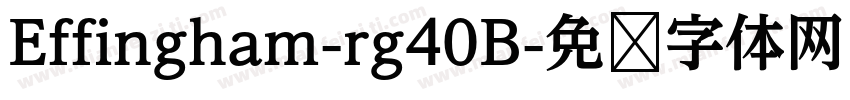 Effingham-rg40B字体转换