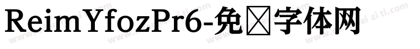 ReimYfozPr6字体转换