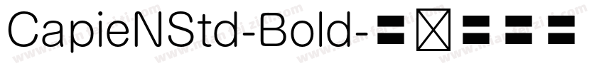 CapieNStd-Bold字体转换