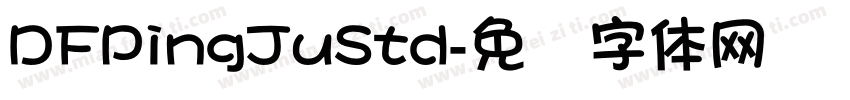DFPingJuStd字体转换
