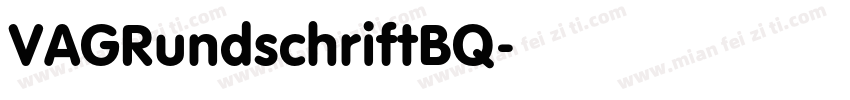 VAGRundschriftBQ字体转换