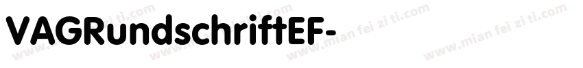 VAGRundschriftEF字体转换