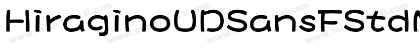 HiraginoUDSansFStdN-字体转换