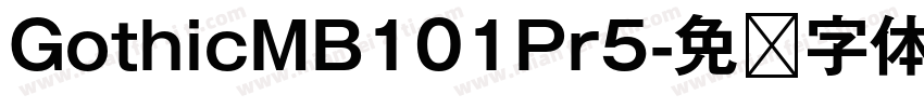 GothicMB101Pr5字体转换