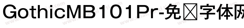GothicMB101Pr字体转换