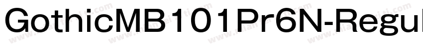 GothicMB101Pr6N-Regula字体转换