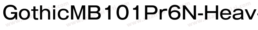 GothicMB101Pr6N-Heav字体转换